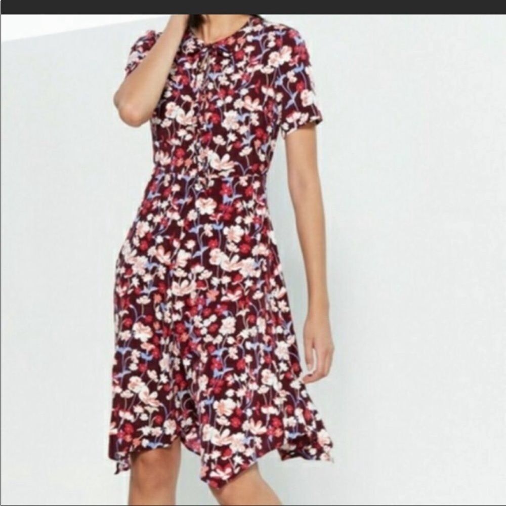 Tommy Hilfiger Red Floral Brookshire Casual Dress